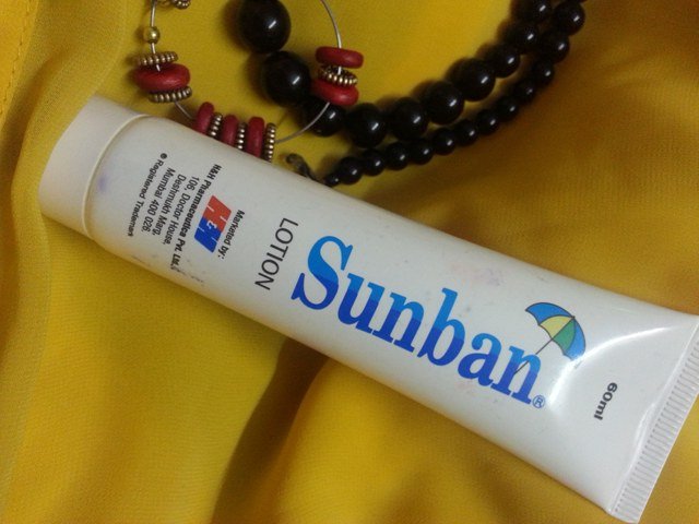 Sunscreen from Sunban tube, Sunban Sunscreen Lotion, Sunban, Sunscreen Lotion