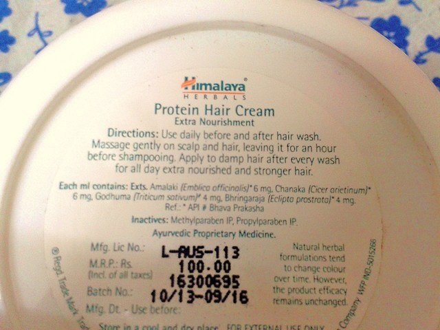Himalaya Hair Cream direction for using, Hair Cream, Moisturizing hair cream, Protein Hair Cream