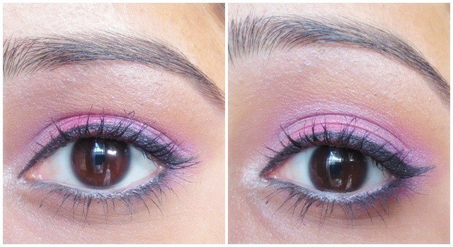 final look for Pink and Purple Eye makeup Image