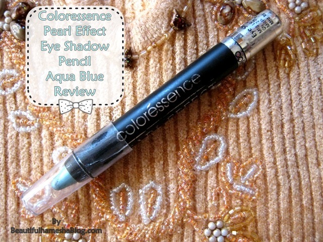 Coloressence Pearl Effect Eye Shadow Pencil Aqua Blue Review image 