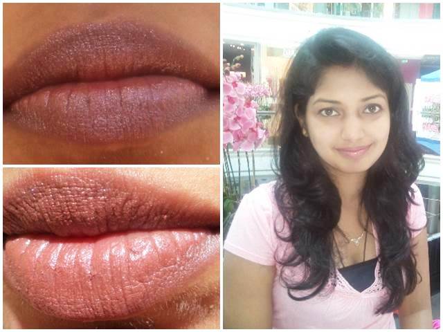Lakme 9 to 5 Lip Color MB 6 Burgundy Business swatch