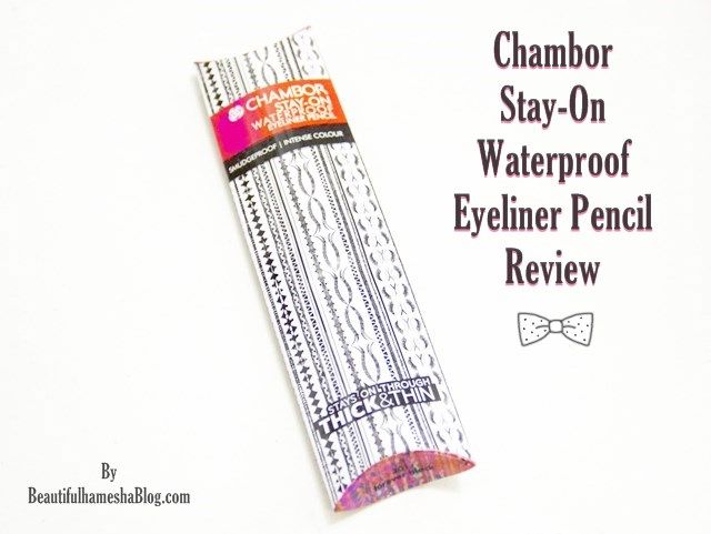 Chambor Stay-On Waterproof Eyeliner Pencil Review
