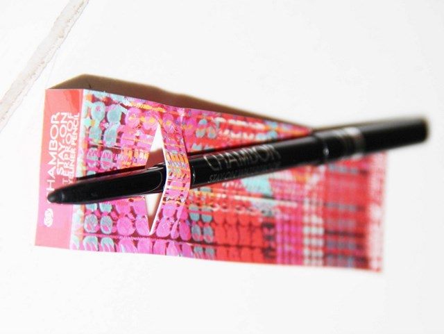 Chambor Stay-On Waterproof Eyeliner Pencil kohl texture