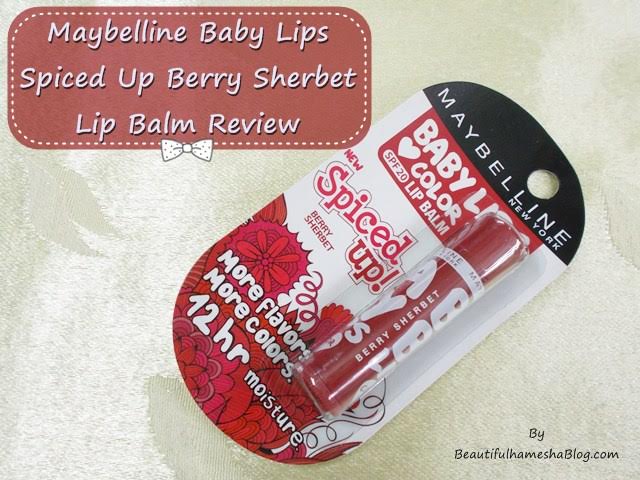 Maybelline Baby Lips Spiced Up Berry Sherbet Lip Balm, Maybelline Baby Lips Spiced Up Berry Sherbet Lip Balm Review