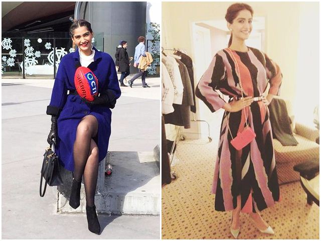 Sonam Kapoor Look at the Melbourne Cricket Ground