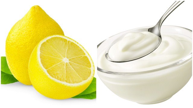 How to Make Lemon Mask for Hair, lemon and yogurt mask
