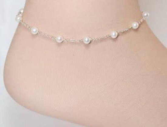 New Trend of Anklets, pearl anklets
