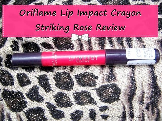 Oriflame Lip Impact Crayon Striking Rose Review