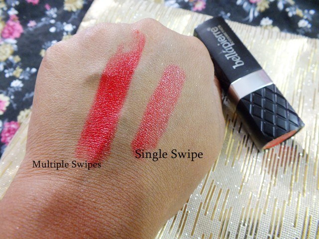 Bellapierre Mineral Lipstick Ruby swatches