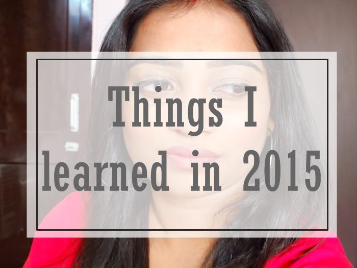 Things I learned in 2015
