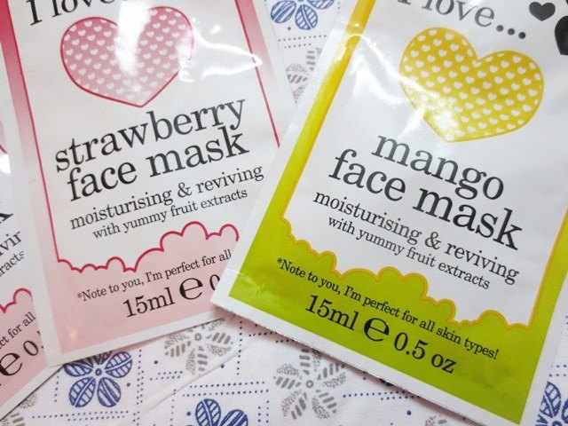 I Love Mango Face Masks
