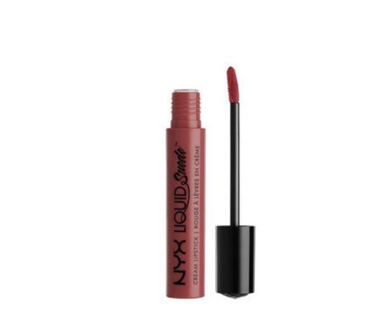 NYX Liquid Suede Cream Lipstick - shade Soft Spoken as Dupes for Priyanka Chopra's Oscars Lipstick