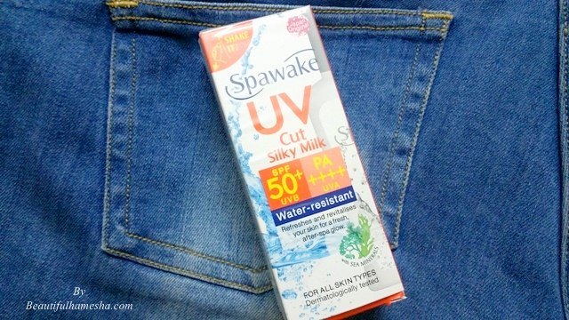 Spawake UV Cut Silky Milk SPF 50+ UVB PA++++ UVA pack