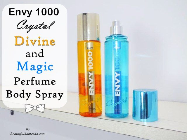 Envy 1000 Crystal Divine and Magic Perfume Body Spray