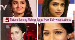 5 Natural looking Makeup Ideas from Bollywood Actress