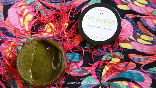 The Bath Candy Company Organic Skin Rescue Face Cleanser opening