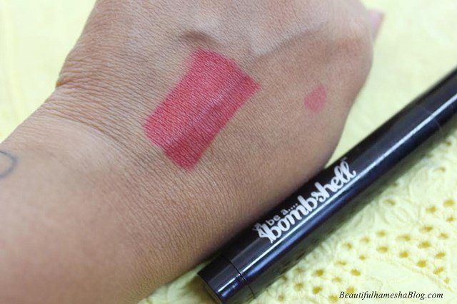 Be A Bombshell Lip Stain Fling swatch