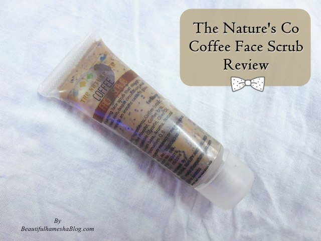 The Nature's Co Coffee Face Scrub Review