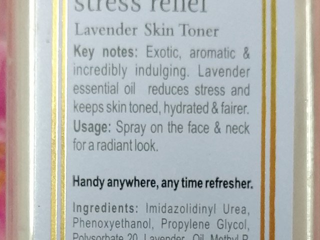 BodyHerbals Lavender Facial Mist direction for use