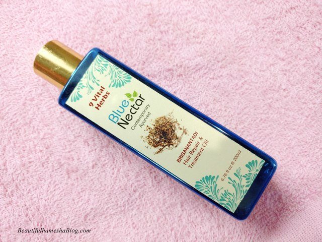 Blue Nectar Briganantadi Hair Repair & Treatment Oil bottle