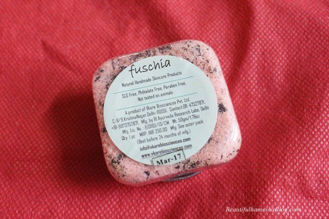 Fuschia Crystal Rose Foot Soak packaging