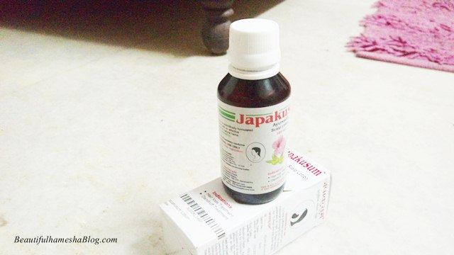 Japakusum Ayurvedic Scalp Lotion packaging 1