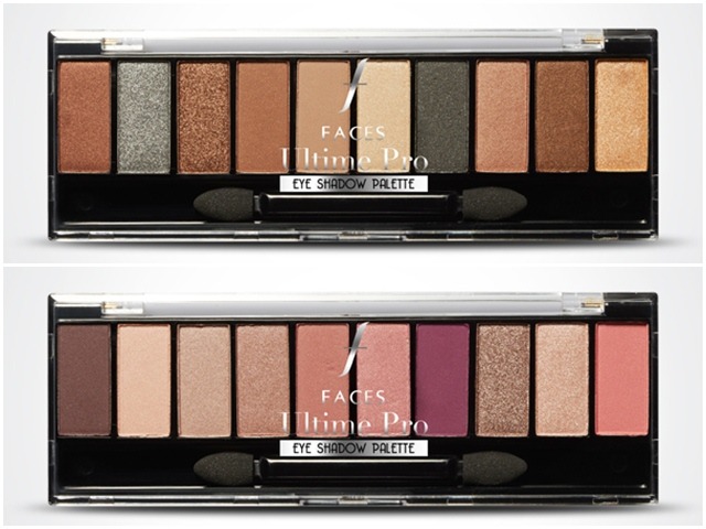 New Faces Ultime Pro Eye Shadow Palettes
