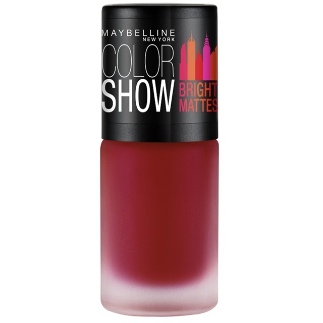Maybelline New York Color Show Bright Matte Nail Paint - Brilliant Red