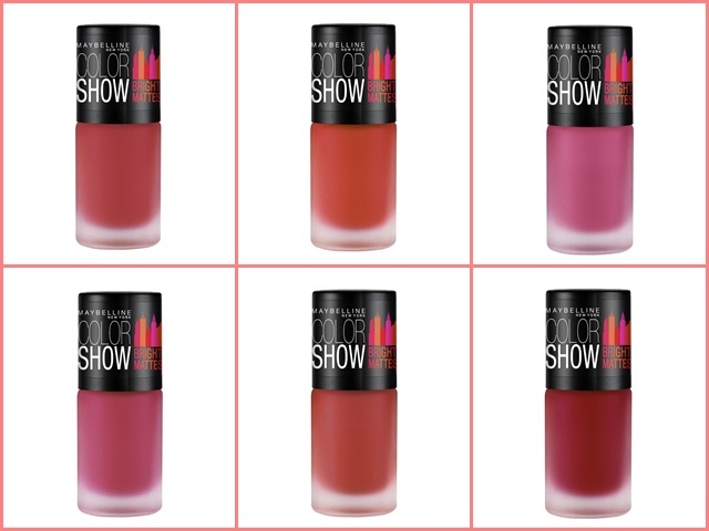 Maybelline New York Presents New Color Show Bright Matte Nail Paints