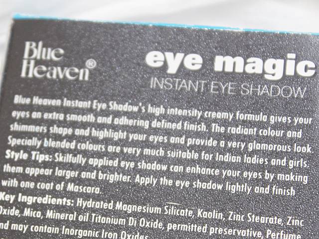Blue Heaven Eye Magic Instant Eye Shadow 601 Shade claims, Blue Heaven Eye Magic Instant Eye Shadow, Blue Heaven Eye Shadow, Eye Shadow