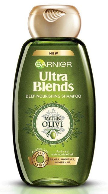 Garnier Ultra Blends Mythic Olive Shampoo, shampoos for dry hair, tips for dry hair, best shampoos for dry hair, Dry hair shampoo