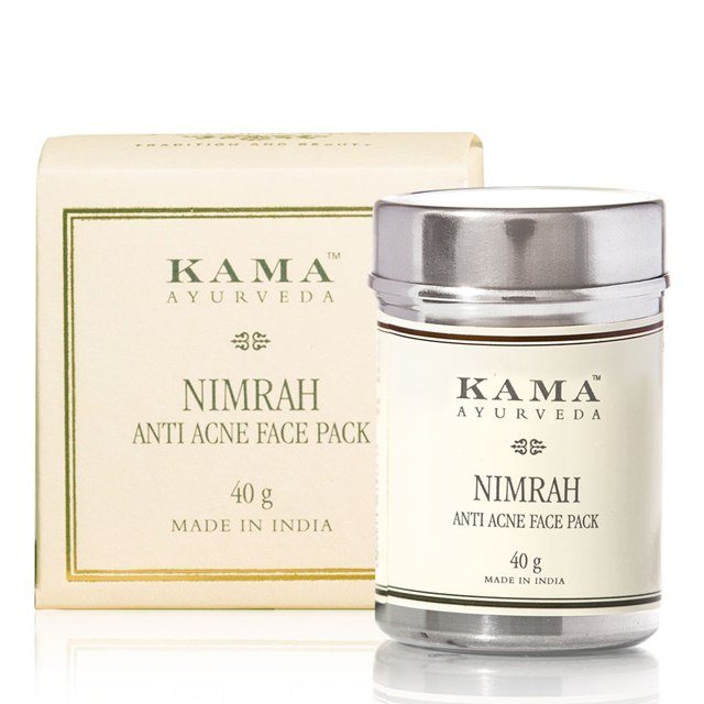 Kama Ayurveda Nimrah Anti Acne Face Pack, anti acne face packs, face packs for acne, acne control face masks