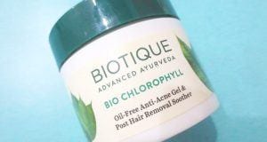 Biotique Bio Chlorophyll Anti Acne Gel for Face Review