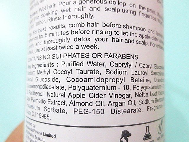 WOW Skin Science Apple Cider Vinegar Hair Shampoo Review