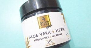 Good Vibes Aloe Vera Plus Neem Gel for Skin Review