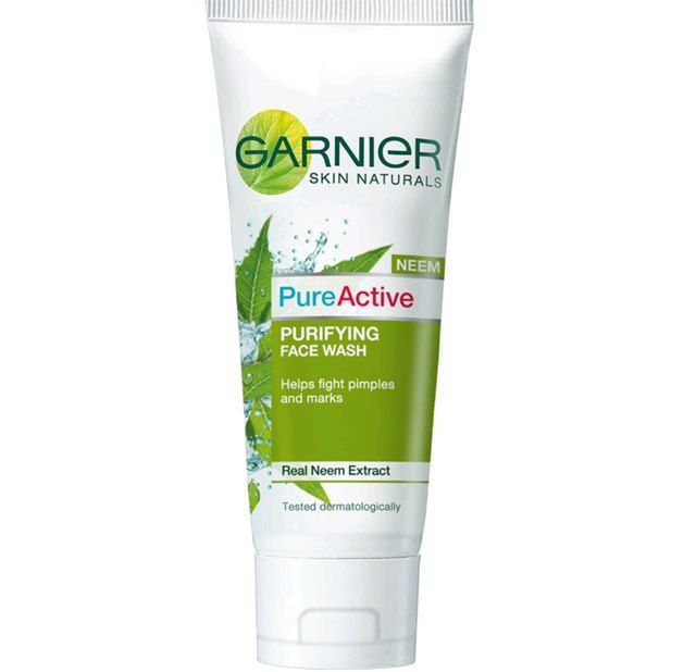 Garnier Pure Active Neem Face Wash, Neem face wash, Anti acne face wash, face wash with neem, face wash