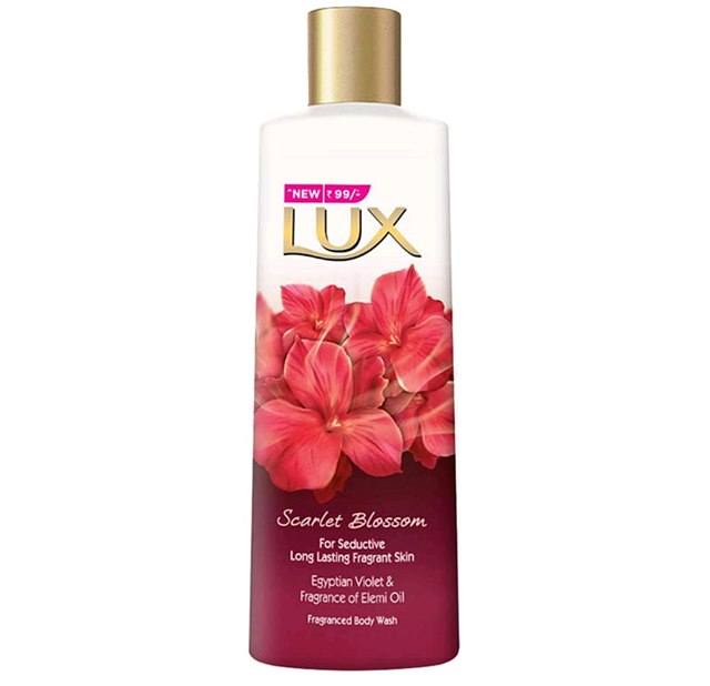 Lux Scarlet Blossom Body Wash With Egyptian Violet And Elemi Oil, Best Body Wash, Best Shower Gel, Shower gel for Soft Skin