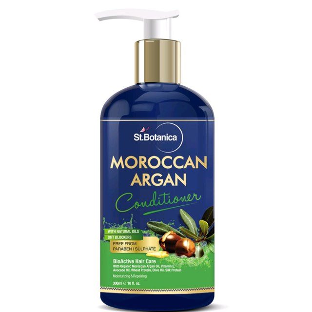 St.Botanica Moroccan Argan Hair Conditioner, Hair Conditioner, Hair Conditioner to get Soft Hair, Hair conditioner for dry hair, Hair conditioner for damaged hair, Hair care