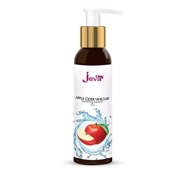 Jeva Apple Cider Vinegar Shampoo, Apple cider vinegar hair cleanser, Shampoo with apple cider vinegar, Shampoo for healthy hair, Anti dandruff shampoo, Hair fall control shampoo