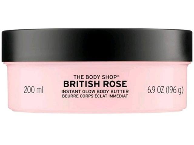 The Body Shop British Rose Body Butter, Body butter for winter, Body butter for soft skin, Winter body care, body butter for dry skin, Dry skin care