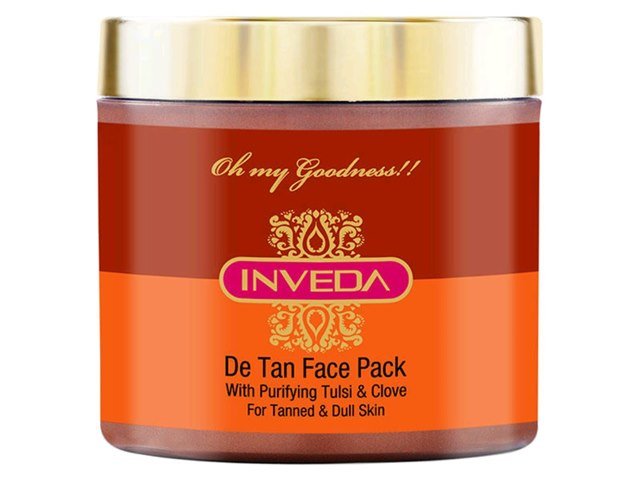 Inveda De Tan Face Pack, De tan face mask, anti tan face pack, Skin lightening face mask, Face pack to lighten tan