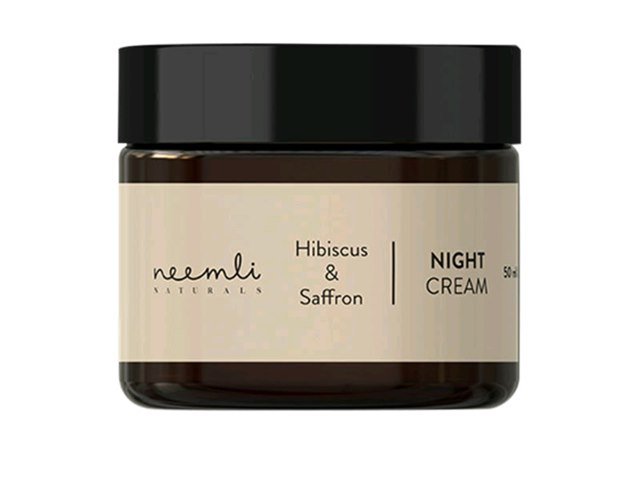 Neemli Naturals Hibiscus & Saffron Night Cream, Night Cream, Night cream for winter, Moisturizing night cream, Nourishing night cream